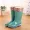 Giày đi mưa chống trượt cao ủng đi mưa thời trang ống dài trong máy bơm nước cộng với đôi giày cao su nhung ấm áp của phụ nữ mùa xuân và túi nước mùa thu. - Rainshoes
