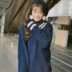Hàn Quốc phiên bản ngọt ngào v-cổ màu sắc mùa thu và mùa đông áo len nữ sinh viên là áo len mỏng trùm đầu dài tay len áo len nữ hàng hiệu Áo len