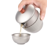 Дорожный ремесленник, чайный сервиз, металлический чай, чайная чашка для путешествий