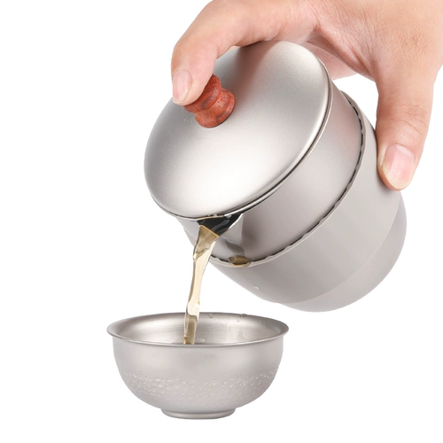 Дорожный ремесленник, чайный сервиз, металлический чай, чайная чашка для путешествий