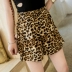 Leopard quần short của phụ nữ quần âu quần chân rộng kích thước lớn hoang dã đàn hồi eo mùa hè mới mỏng cao eo mặc quần váy quần jean ngắn nữ Quần short