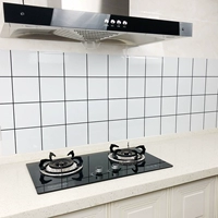 Наклейка, термостойкая кухня, мозаика на стену, водонепроницаемая самоклеющаяся плита, 5м, увеличенная толщина