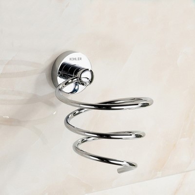 Blower FrameKohler All copper Towel rack double-deck Towel rack TOILET Shelf Shower Room thickening Punching is not required hardware Pendant