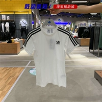 Adidas, летний хлопковый спортивный костюм, футболка с коротким рукавом