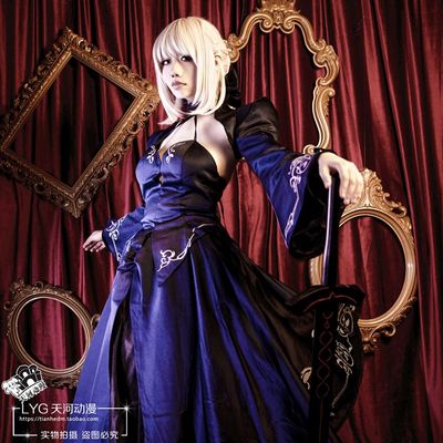 taobao agent Fate/Destiny Night Black Saber Dress Swordsman Server Altolia Saber cos service spot