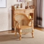 Wicker ghế ba mảnh kết hợp ban công căn hộ nhỏ giải trí bàn mây và ghế vườn giải trí wicker ghế Đông Nam Á đồ nội thất mây - Bàn ghế ngoài trời / sân bàn ghế sân thượng