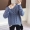 Áo mùa thu mới 2018 áo thun rộng rãi áo len học sinh phiên bản Hàn Quốc của gió lười đại học là phụ nữ cổ chữ V mỏng áo len nữ