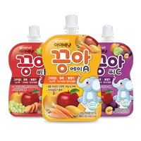 Корейская детская дополнительная закуска еды Ivene T Juice 80 мл