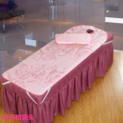Mùa hè mới vẻ đẹp salon giường vẻ đẹp đặc biệt mat mở lỗ cơ thể massage trị liệu giường băng lụa mây mat