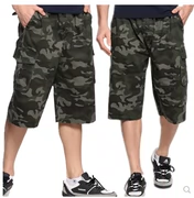 Dụng cụ ngụy trang cho nam quần short mùa hè cắt quần dài nhiều túi thể thao rộng bằng vải cotton thường xuyên quần mỏng phần quân đội