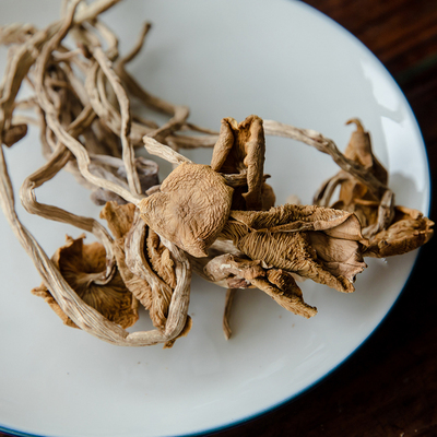按时喝水 茶树菇干100g 高原云南菌菇茶薪菇不开伞盖嫩柄脆干货
