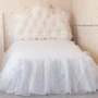 Hàn Quốc với mùa hè bông trắng công chúa giường ren váy giường trải giường đặt 1.21.51.8 ga giường viền họa tiết