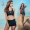 Áo tắm ba mảnh nữ chia tay áo sơ mi bên ngoài áo ba mảnh bikini bảo thủ gợi cảm áo tắm mỏng của Hàn Quốc - Bộ đồ bơi hai mảnh