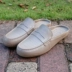 Giày đi dạo đường phố nước Anh dành cho người lớn không thấm nước chống trượt đậu lười giày dép giày công sở nhà bếp bộ chân giày cao su giày nước giày nam chịu nước Rainshoes