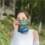 Kang Li Shi khăn trùm đầu mặt mặt nạ chống nắng mặt trời nam và nữ thể thao tuyệt vời cưỡi ma thuật khăn trùm đầu đa chức năng bib - Kerchief / Earflap khăn ống chống nắng nam