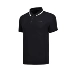 Li Ning nam Cotton Ve áo tay ngắn Áo thun thể thao POLO Áo sơ mi hàng đầu Mới APLN051 Chính hãng Fake One Mất mười áo polo đen Áo polo thể thao