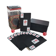 Giấy Mahjong PVC Chống nước Im lặng Nhựa Mahjong Làm dày Mini Du lịch Mahjong Poker Sparrow Solitaire - Các lớp học Mạt chược / Cờ vua / giáo dục