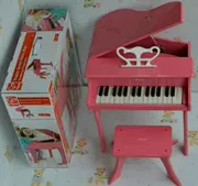 Hape trẻ em piano nhỏ 30 phím tam giác dọc bé nhạc cụ câu đố cô gái đồ chơi bằng gỗ