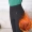 Quần legging kẻ sọc mùa thu và mùa đông mặc quần nữ trung niên cộng với nhung dày co giãn cao eo cao chân mẹ