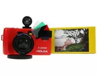 LOMO fisheye K200NM k200nm ống kính fisheye HOLGA góc rộng máy ảnh đỏ instax wide