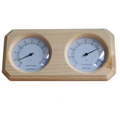 Sauna Double Wood Watch Температура и влажность часы