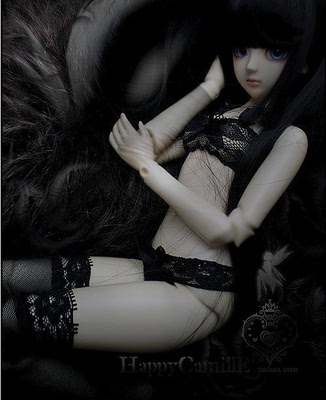 taobao agent Bjd/sd 4 minutes 3 points 3 clothes/baby clothes black lace underwear 1/4,1/3, big girl, giant baby no socks