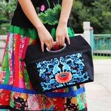 Женская сумка национальная вышивка сумочка классическая китайская вышивка