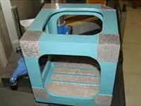 Поставка квадратной коробки с сплава алюминиевого сплава магния, квадратный цилиндр алюминиевого магния, легкая квадратная коробка,