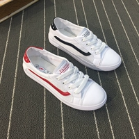 Luwei giày của phụ nữ 2018 mùa hè mới lưới openwork thoáng khí nhỏ màu trắng giày đầu tròn phẳng giày thấp sinh viên giày thường bitis nữ