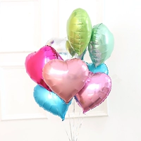 Воздушный шар в форме сердца, украшение, 18 дюймов, 10 дюймов