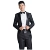 áo thun nam có cổ Tuxedo nam Slim Dress Suit Phù hợp với Người dẫn chương trình Nam Điệp khúc Phù hợp với Trang phục biểu diễn sân khấu Magic Tuxedo thời trang nam 2021