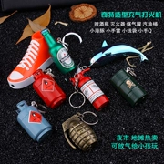 Mini Keychain Bình Chữa Cháy Tank Gas Lighter Lửa Đạo Cụ Mô Hình Đồ Chơi Trang Trí Mặt Dây Chuyền Sáng Tạo