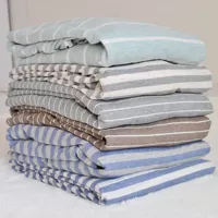 Khăn trải giường cotton phong cách Nhật Bản đơn cotton 1,5 m 1,8m nệm trải giường bọc túi sọc - Trang bị Covers Mua ga phủ giường