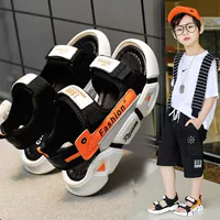 Сандалии для мальчиков, летняя пляжная обувь, 3-16 лет, коллекция 2023, в корейском стиле, подходит для подростков