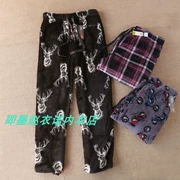 Chỉ có 180 người đàn ông Nhật Bản đồ lót pyjama quần nhà flannel cộng với nhung dày tăng cộng với mã phân bón