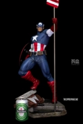 MOMOWU Studios Captain America 1 Tượng toàn thân 4Captain America - Capsule Đồ chơi / Búp bê / BJD / Đồ chơi binh sĩ