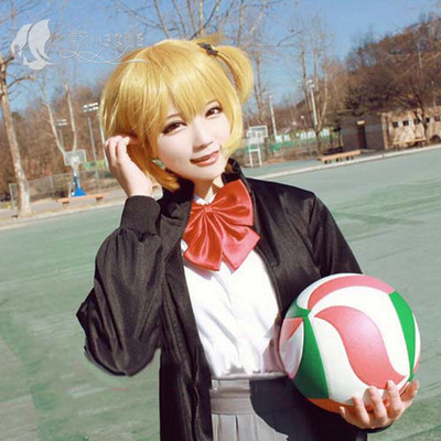 taobao agent Wig, volleyball golden ball, cosplay, Lolita style