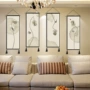 Mới phong cách Trung Quốc Hoa sen tấm thảm hoa vải phòng ngủ phòng khách tường trang trí tùy chỉnh vải sơn hiên nhà tấm thảm tham trang tri