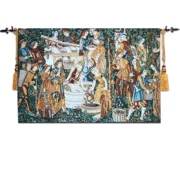 Người anh học mới trắng Limbu Arts tấm thảm nhà hàng cải thiện nhà trang trí châu Âu Tapestry bức tranh nho chín Giáng sinh - Tapestry