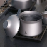 Серебряный муравей Pure Titanium Fair Cup Cout Set Teagage Set Outdoor Home Workkot Tea Device