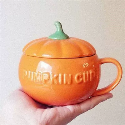Halloween Pumpkin cup, creative ceramic cup, mug cup, cup of