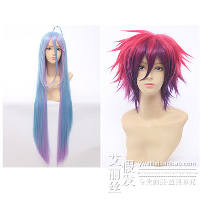 taobao agent [Alice] Game Life No Game No Life White (し ろ ろ ろ) Gradient dull cos wig