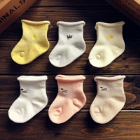 Детские летние тонкие осенние хлопковые нескользящие носки для новорожденных для раннего возраста для принцессы подходит для мужчин и женщин