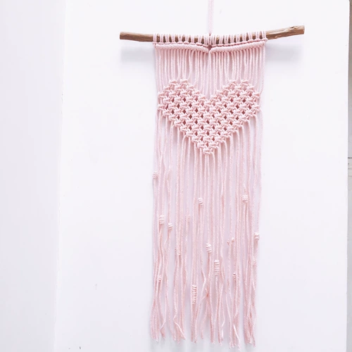 Yiyu Senhuo, макраме, размазанный гобелен ручной работы, богемное украшение стен, украшение детской комнаты, любовный гобелен