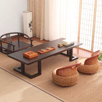 Tatami маленький стол японский стиль заливного окна твердые дерева Новое китайское стиль низкого стол дзен Zen сидящий чайный стол Старый вяза