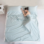 Đĩa đơn siêu nhẹ đôi 80 khách sạn trực tiếp Tencel trên túi ngủ bẩn dành cho người lớn mùa hè đi công tác mỏng - Túi ngủ