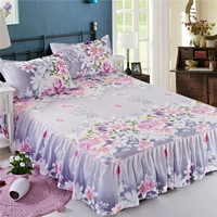 Kiểu váy đôi giường 2.0 mét phổ quát giường trải giường váy rộng để tăng tấm polyester vườn giường nhóm 2 mét - Váy Petti váy giường