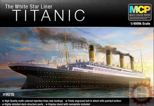 Casting World Edme Academy 14215 1/400 Titanic Multi -Color Edition