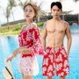 Cặp đôi đồ bơi nữ 2019 mới Hàn Quốc bảo thủ quần mỏng đi biển - Vài đồ bơi 	đồ đi biển đôi hà nội