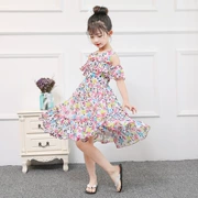 Cô gái mặc quần áo trẻ em Công chúa trẻ em Hàn Quốc mới mặc váy voan trẻ em lớn - Khác